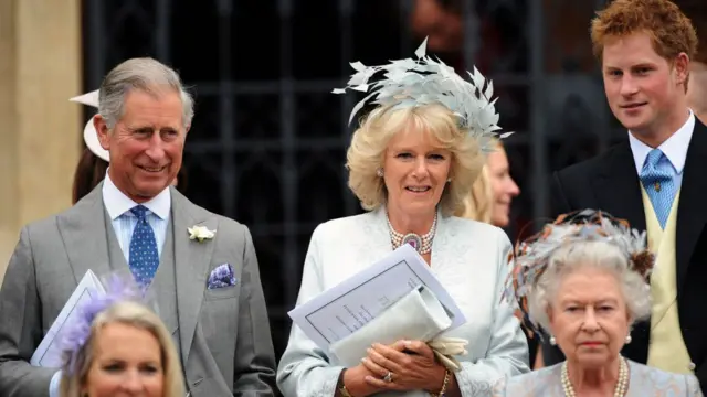 Charles, Camilla and Harry