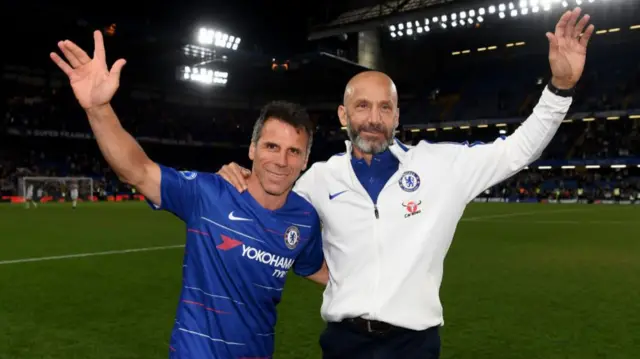 Gianfranco Zola and Gianluca Vialli