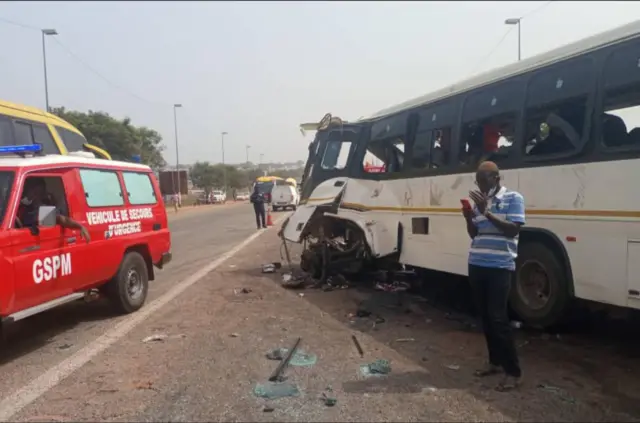 Bus crash in Ivory Coast