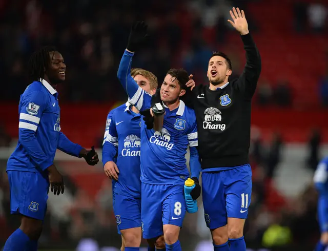 Everton celebrate