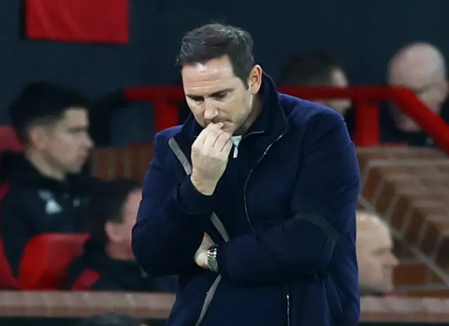 Frank Lampard looks dejected