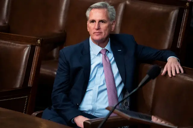 Kevin McCarthy in the House chamber