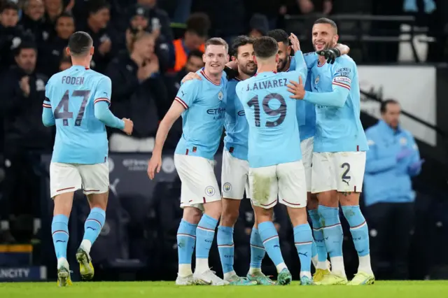 Manchester City celebrate