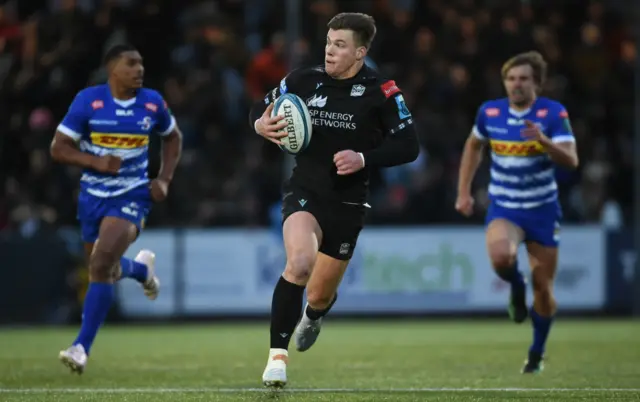 Huw Jones on the ball