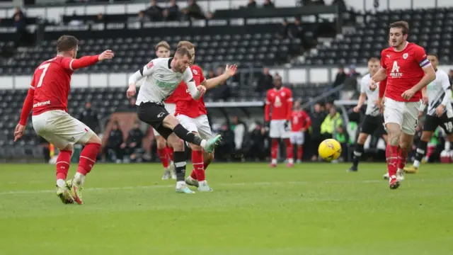 Tom Barkhuizen during the game.