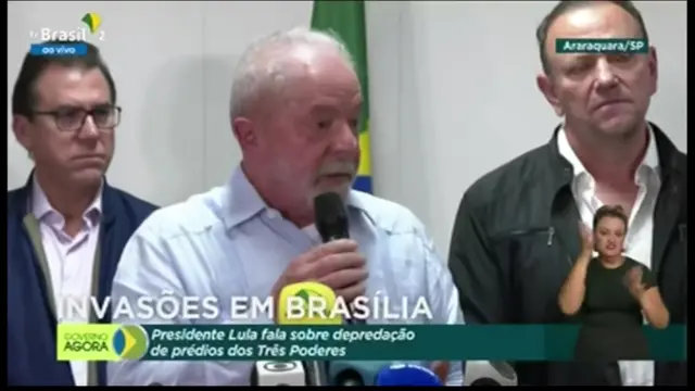 President Lula gives a televised address