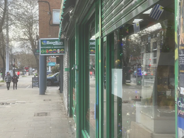 A Brazilian food shop in south London