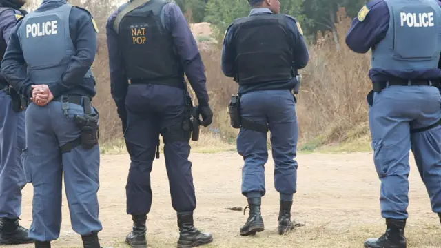 South African police