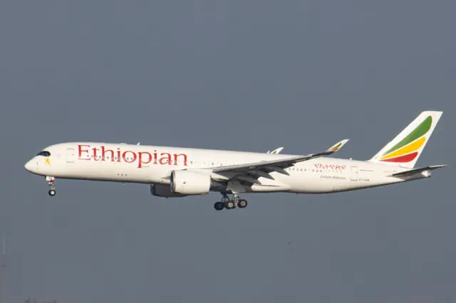 Ethiopia Airlines flight