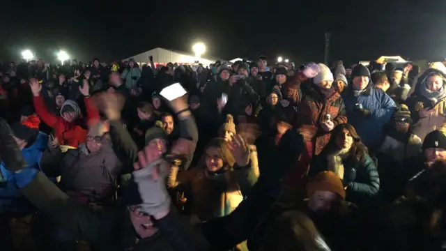 Crowds at Newquay Airport