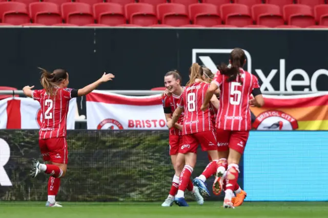 Bristol City celebrate