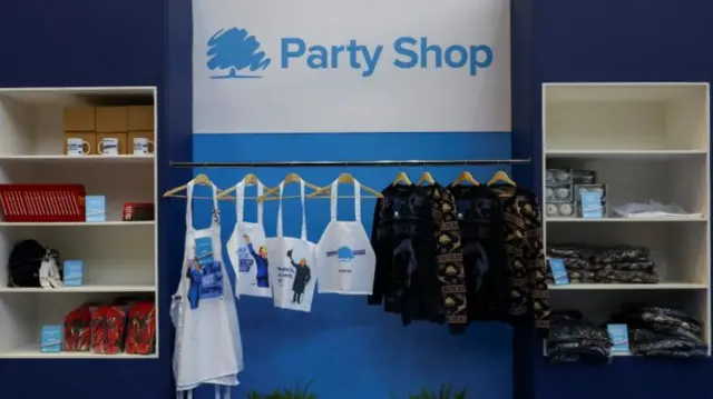 The shop at the Conservative party conference