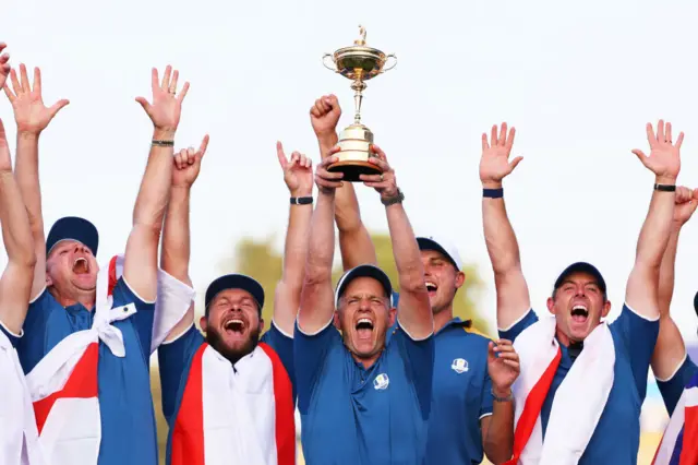 Ryder Cup winning team