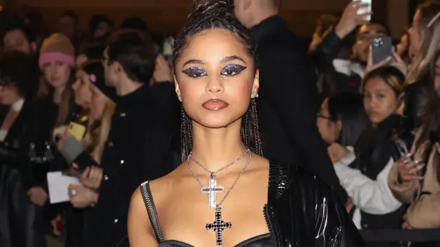 Tyla is seen during the Milan Fashion Week - 25 February 2023
