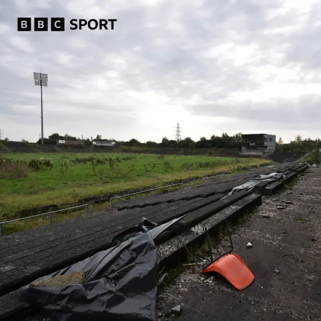 Casement Park in west Belfast, Northern Ireland