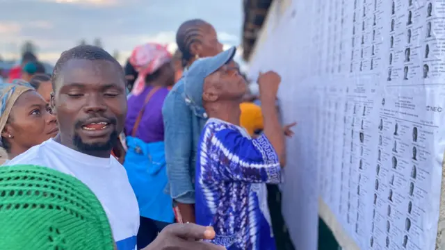Liberians looking for their names on the voters' roll - 10 October 2023