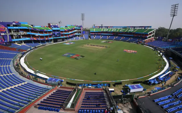 General view of the Arun Jaitley Stadium in Dehli