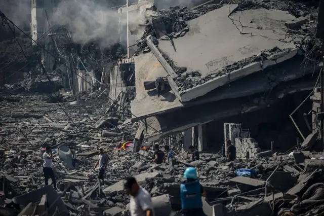 Devastation in the Gaza Strip