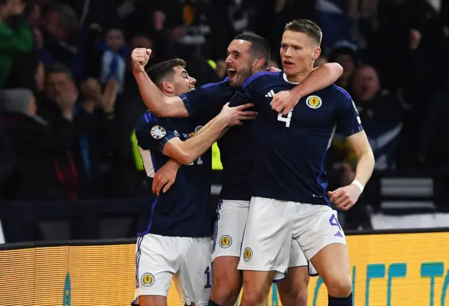 Scott McTominay was Scotland's goal hero against Spain at Hampden