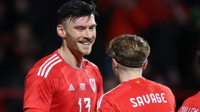 Kieffer Moore earned his 36th Wales cap while Charlie Savage made his debut against Gibraltar