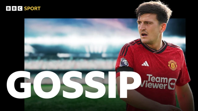 Harry Maguire in the BBC Sport gossip column graphic