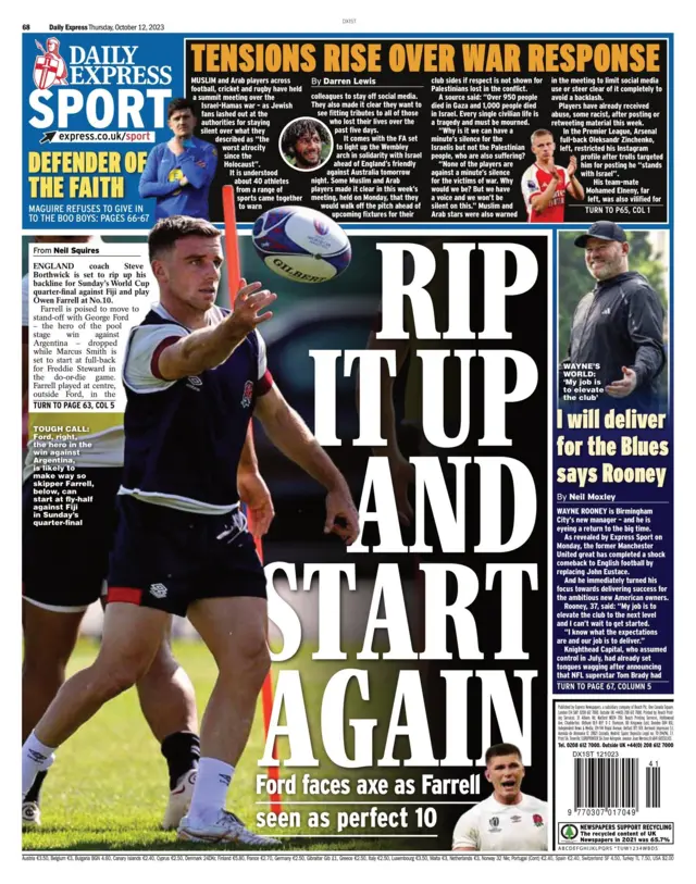 Express back page