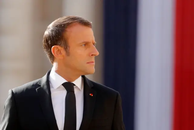 French president Emmanuel Macron