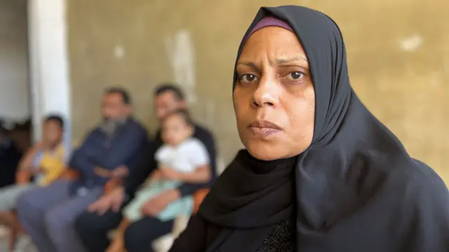 Azab Mousa, 45, the mother of one of the militants