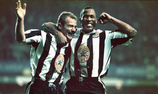 Alan Shearer and Les Ferdinand