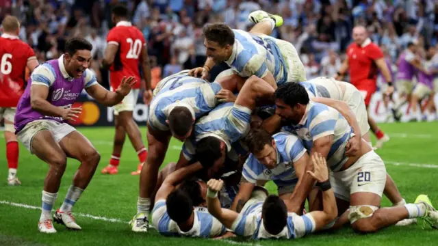 Argentina celebrate