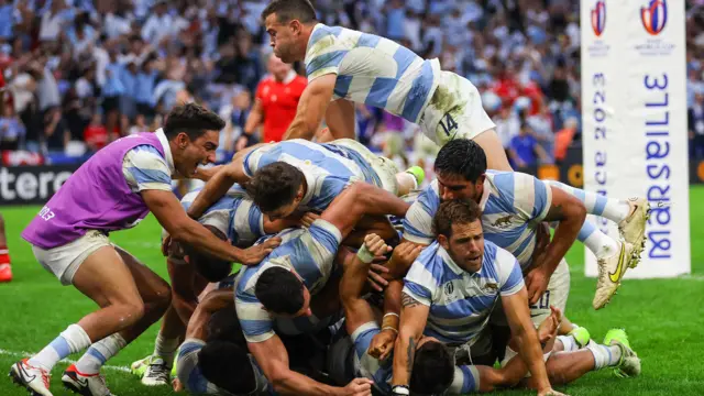 Argentina celebrate