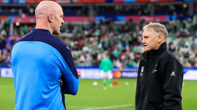 Paul O'Connell and Joe Schmidt