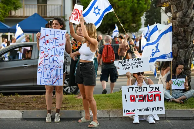 Israelis protesting their government - 14 October 2023