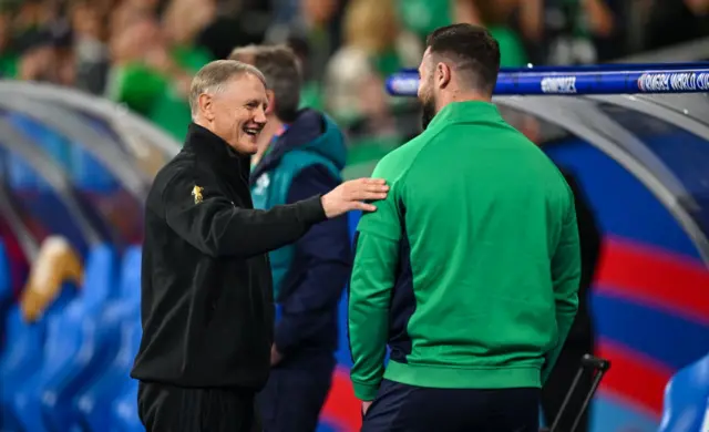 Robbie henshaw and Joe Schmidt