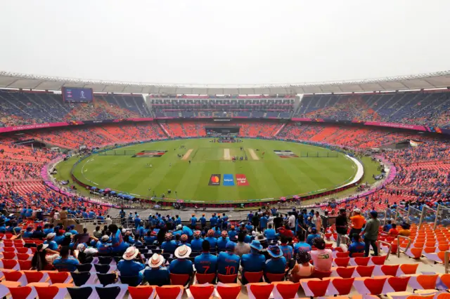 Narendra Modi Stadium, Ahmedabad for India v Pakistan in Cricket World Cup 2023