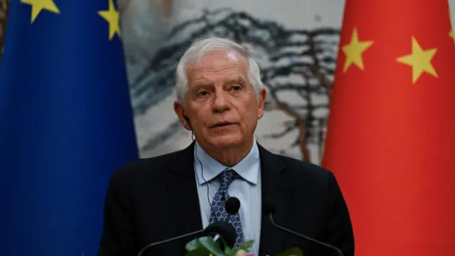 EU High Representative for Foreign Affairs and Security Policy Josep Borrell in Beijing