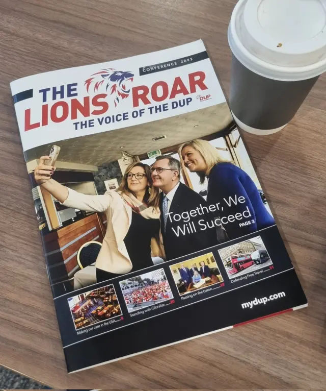 'The Lions Roar' - The booklet handed out to delegates at the DUP conference