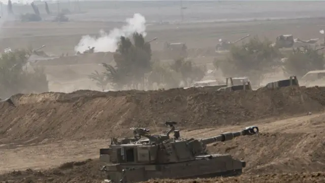 A view on tanks in Sderot