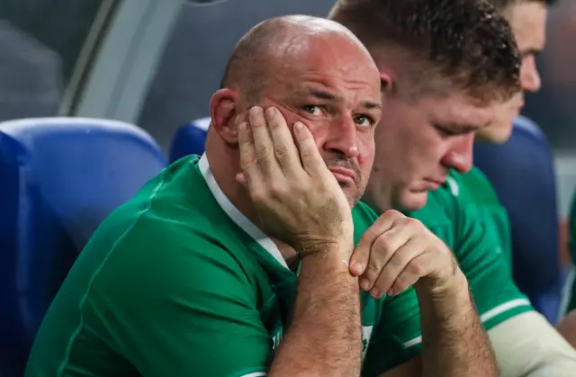 Rory Best dejected at full-time