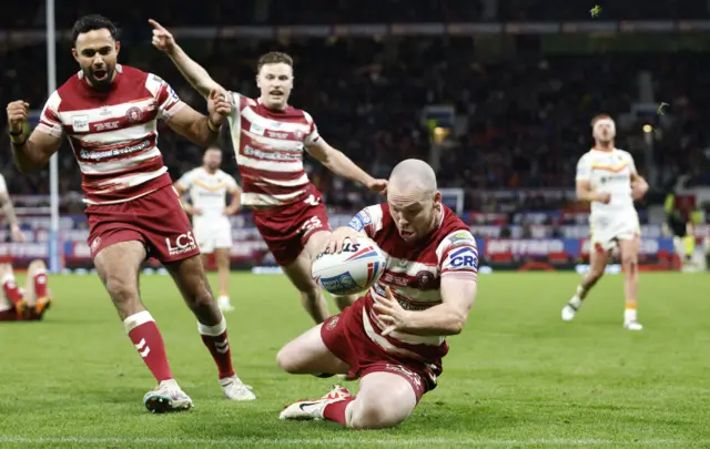 Liam Marshall scores for Wigan