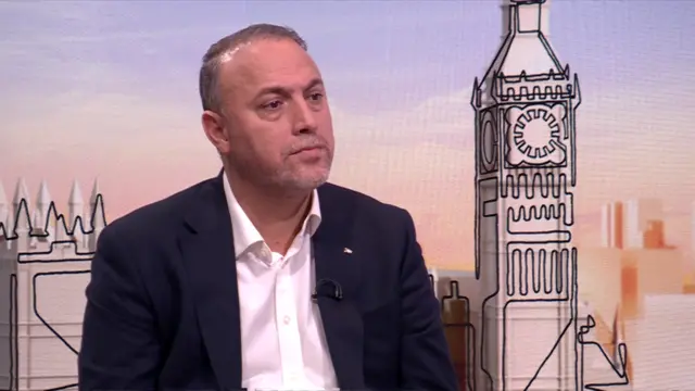 Head of the Palestinian Mission to the UK Husam Zomlot