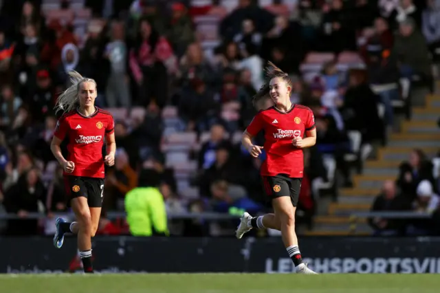 Maya Le Tissier celebrates