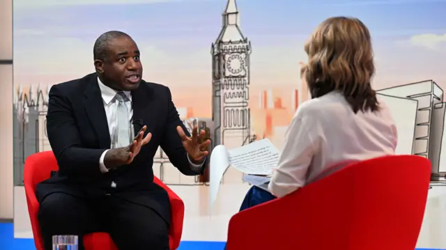 David Lammy with Victoria Derbyshire