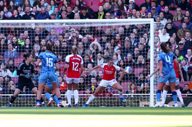 Maz Pacheco of Aston Villa scores