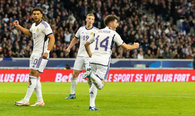 Billy Gilmour shot Scotland into an early lead