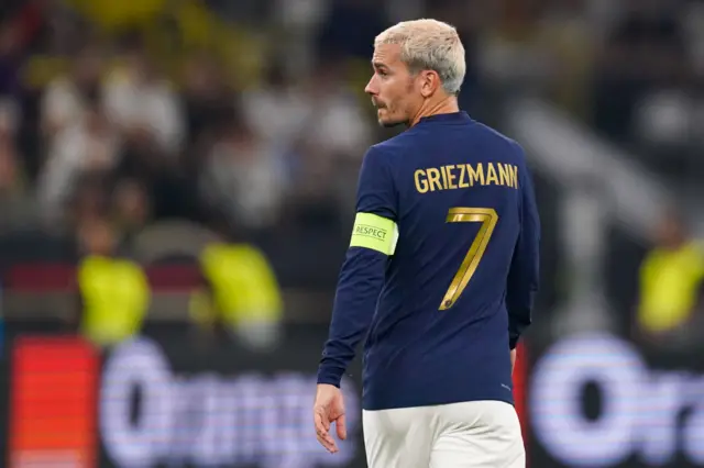 Antoine Griezmann wins his 125th cap this evening