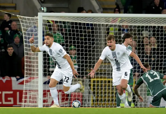 Adam Cerin celebrates