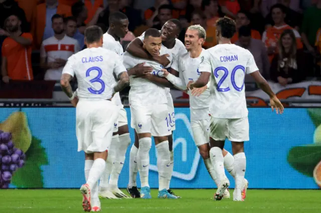 France beat Netherlands 2-1 in Amsterdam on Friday to seal their place at Euro 2024