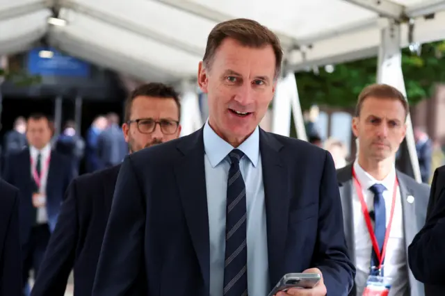 Jeremy Hunt at the Conservative Party Conference