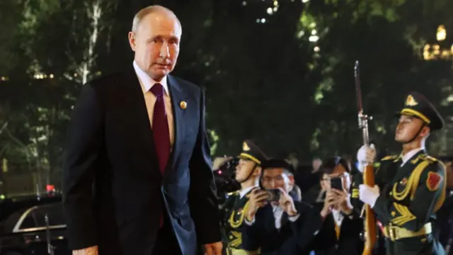 Russian President Putin arrived in Beijing on 17 Oct for the third Belt and Road Forum